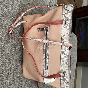 Coach leather purse mid to large in size